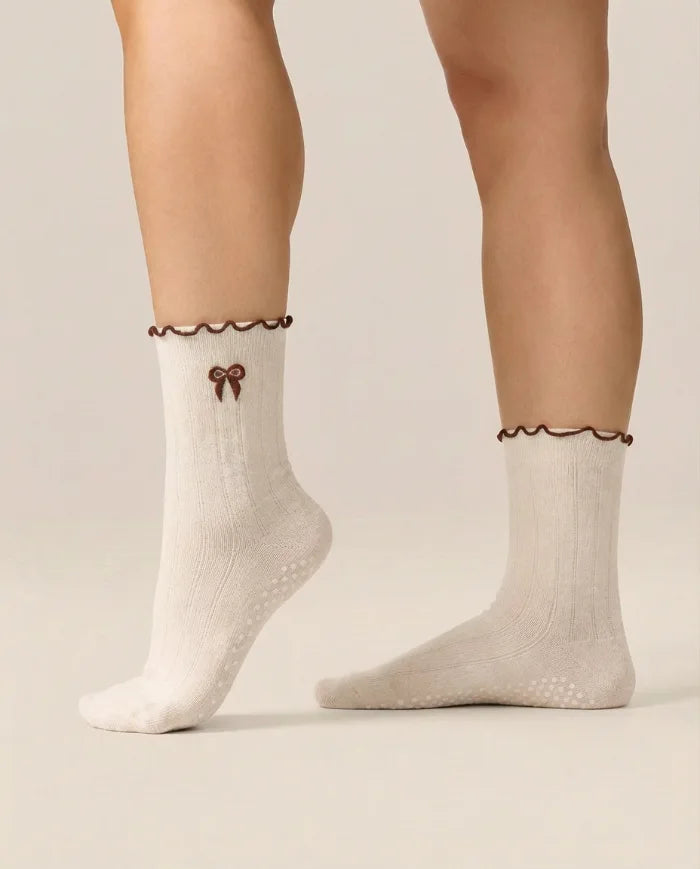 Grip Socks – Ribbon Cloud